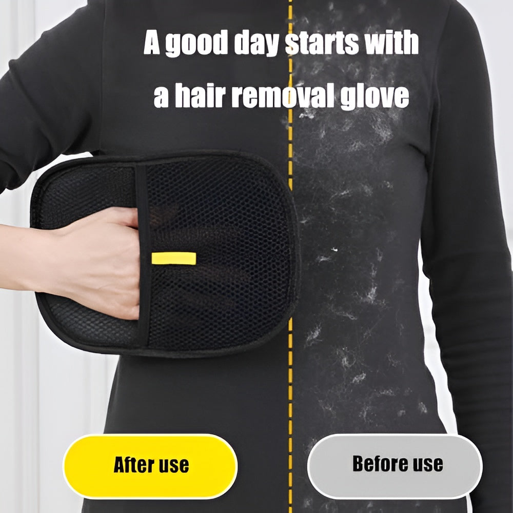 Pet Hair Removal Gloves - Pack of 2