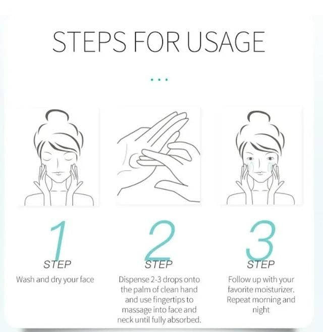 Pore Shrinking Face Serum Remover Blackheads Dark Spots Acne Treatment Oil Control Moisturizing Improve Dull Smoothing Skin Care 30 ml (Pack of 2)