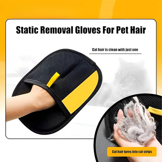 Pet Hair Removal Gloves - Pack of 2